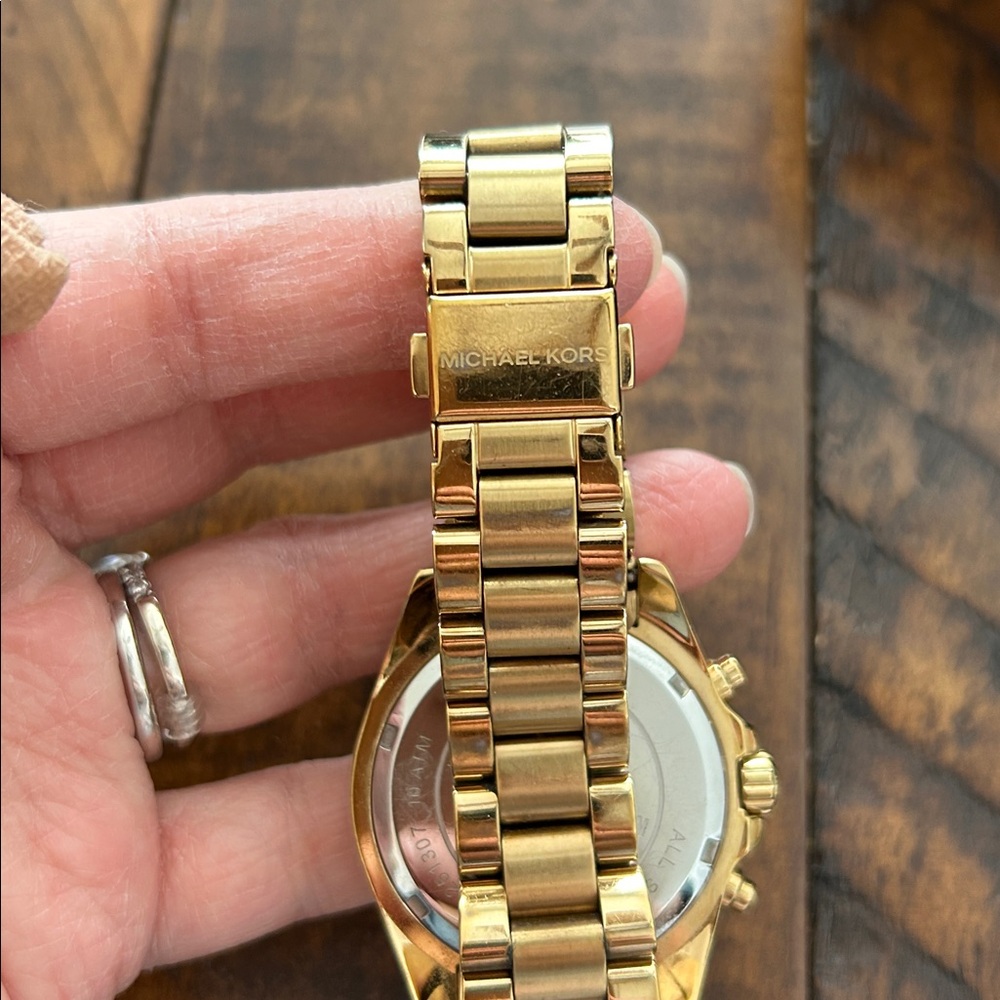 Michael Kors Gold-Tone Chronograph Watch - Picture 2 of 3